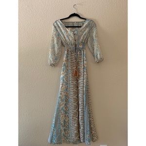 Sheer beach cover up/ Maxi Dress